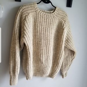 🧥 VINTAGE RALPH LAUREN  HANDKNITTED CHUNKY SWEATER